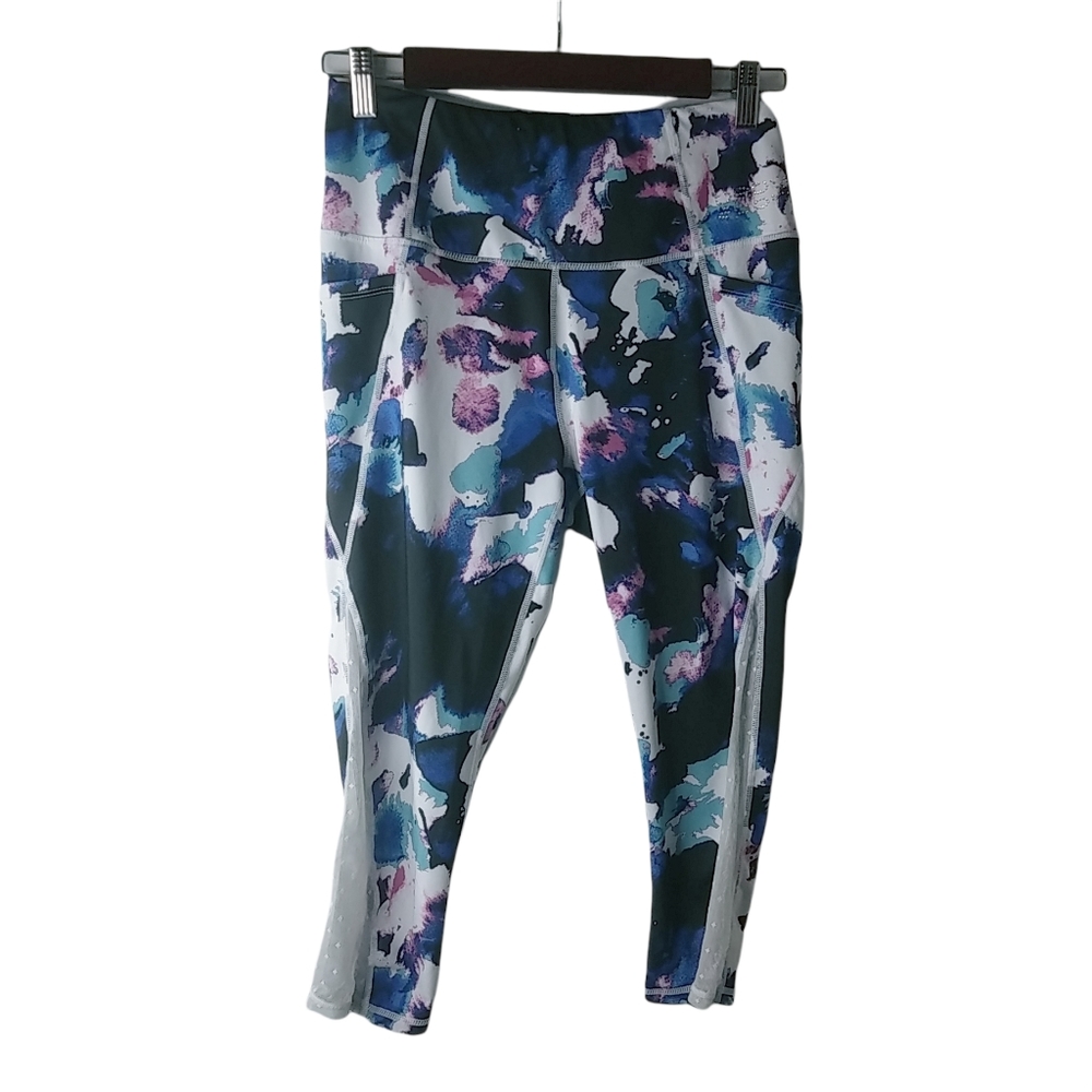 bebe Sport S Floral Lace  Leggings